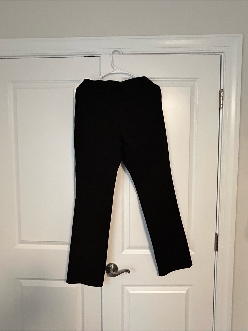 Classic Black Straight-Leg Pants